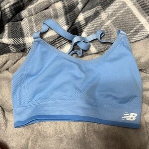 New Balance Sky Blue Sports Bra